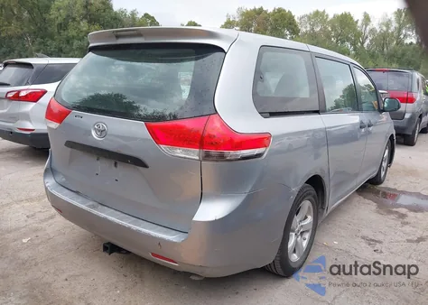 2014 Toyota Sienna L V6 7 Passenger from USA, damaged, VIN 5TDZK3DCXES497697